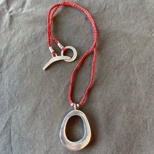 Jill Platner Oval Sterling Necklace